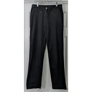 British Khaki Black Pants sz 10